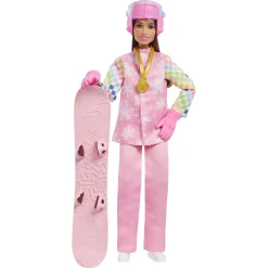 Barbie deluxe snowboarder med tilbehør - Careers - 30 cm