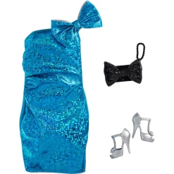 Barbie dukketøj med outfit og accessories - assorteret
