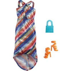 Barbie dukketøj med outfit og accessories - assorteret