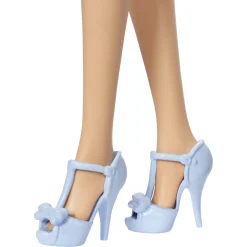 Barbie Fashionista dukke - Kjole med blå sløjfe - 30 cm