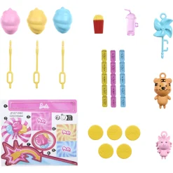 Barbie Malibu med spillebod og candyfloss-maskine - 20+ dele - 30 cm