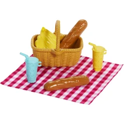Barbie Malibu og Chelsea picnic-legesæt med 2 dukker - 11 dele