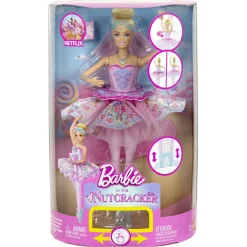 Barbie Nøddeknækkeren Clara ballerina med magisk tutu - 30 cm