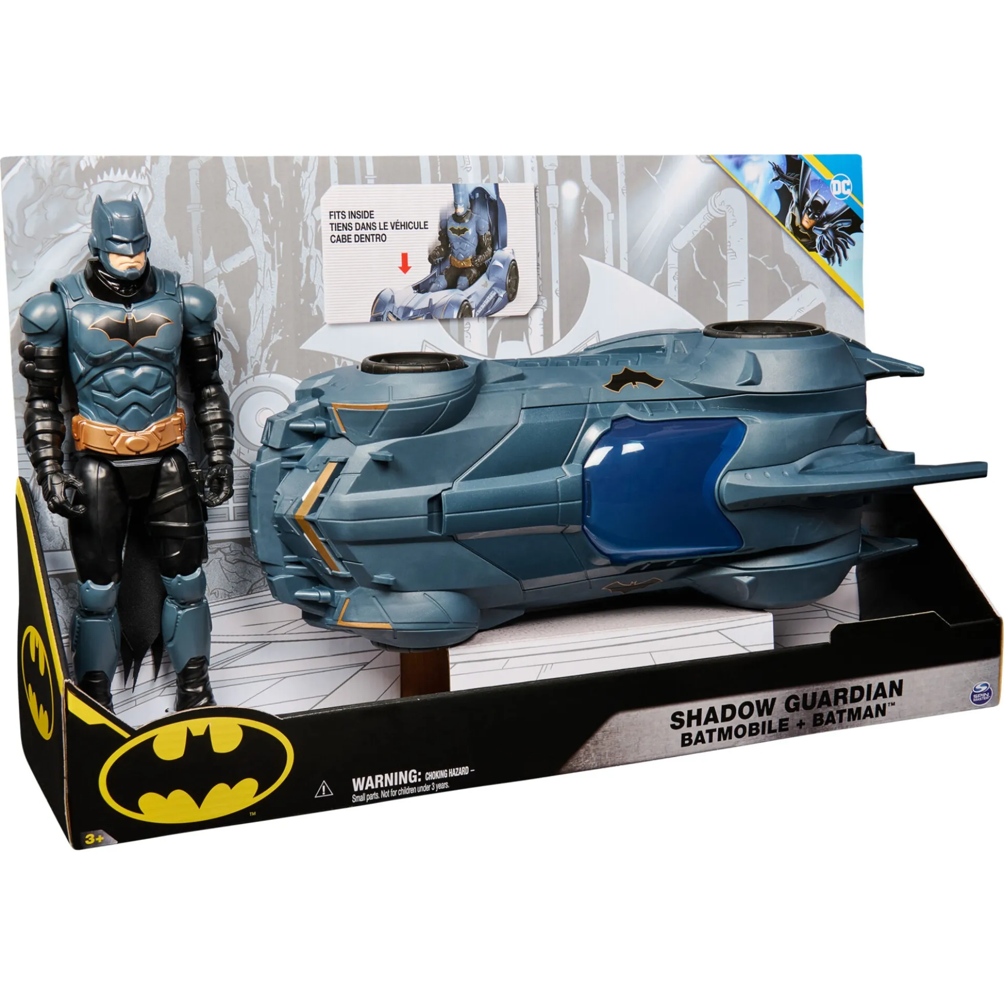 Batmobile med Batman figur - 30 cm