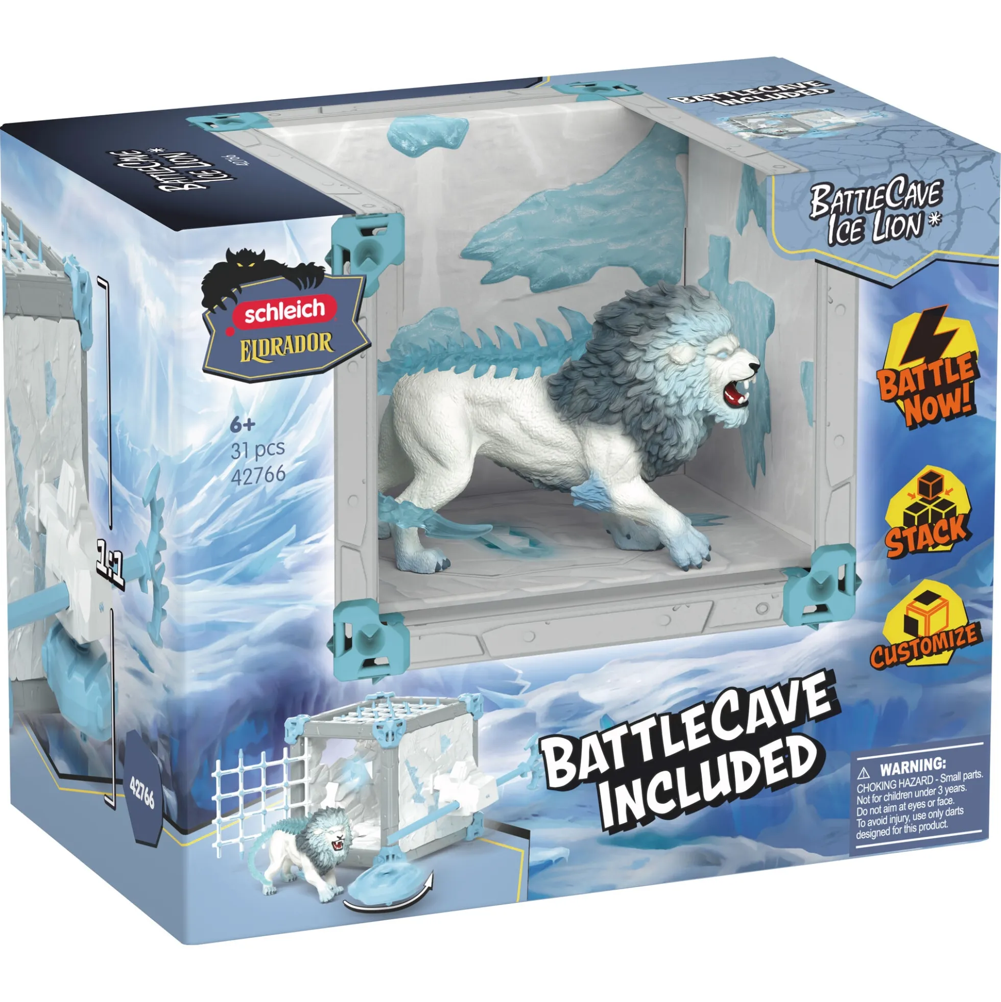 BattleCave Isløve - 42766 - Schleich Eldrador