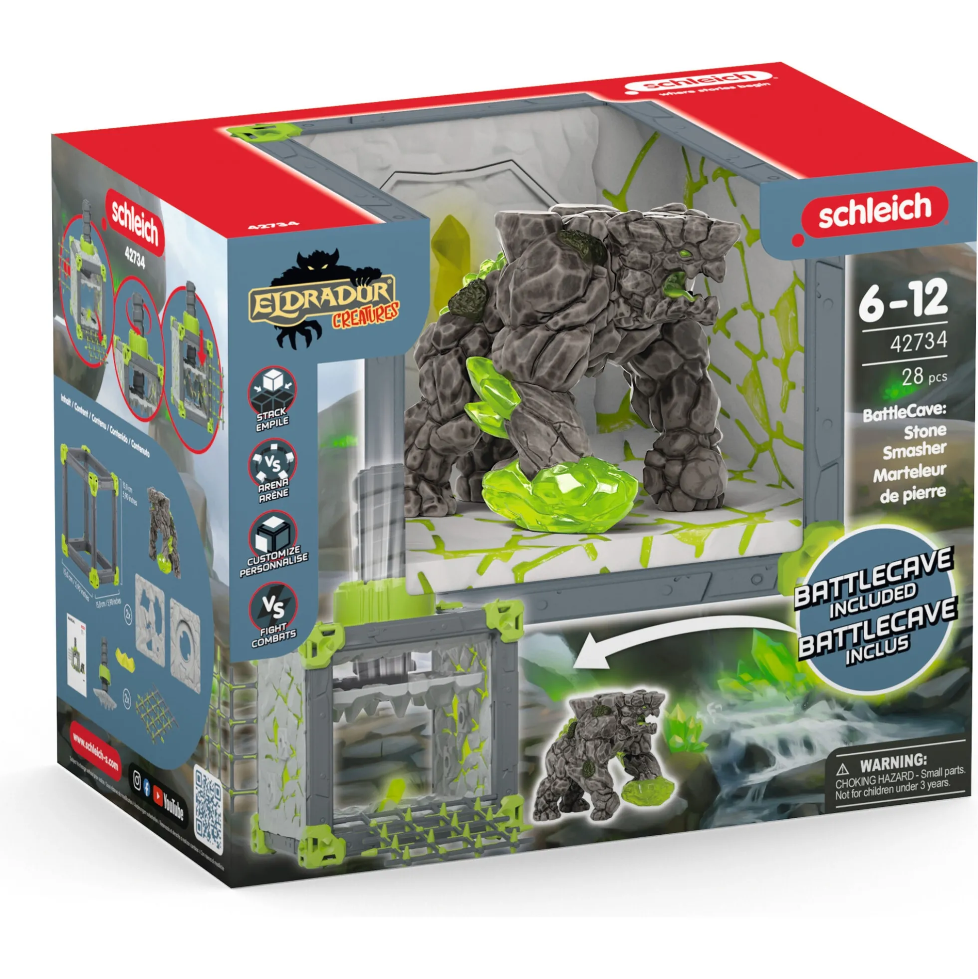 BattleCave Stenknuser - 42734 - Schleich Eldrador