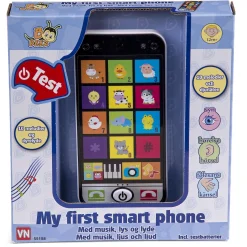 B Beez mobiltelefon med 19 knapper - aktivitetslegetøj med lys og lyd - fra 12 mdr.