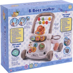 B Beez walker med lys og lyd - gåvogn med musik og aktivitetsleg - fra 12 mdr.