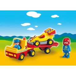 1.2.3 Bjærgningskøretøj med racerbil - PL6761 - PLAYMOBIL 1.2.3