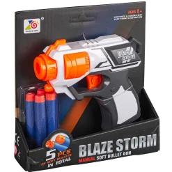 Blaze Storm Softbullet pistol - Hvid