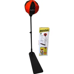 Boksebold til børn med justerbar stang og boksehandsker - 89-126 cm