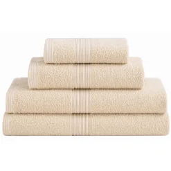 Bomulds håndklæde - 100% bomuld - Badehåndklæde 70x140 cm - Magnolia - Creme
