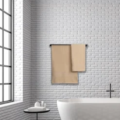 Bomulds håndklæde - 100% bomuld - Badelagen 100x150 cm - Magnolia - Creme