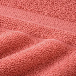 Bomulds håndklæde - 100% bomuld - 50x90 cm - Coral
