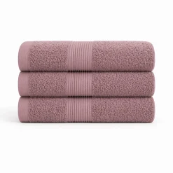 Bomulds håndklæde - 100% bomuld - 50x100 cm - Magnolia - Rosa