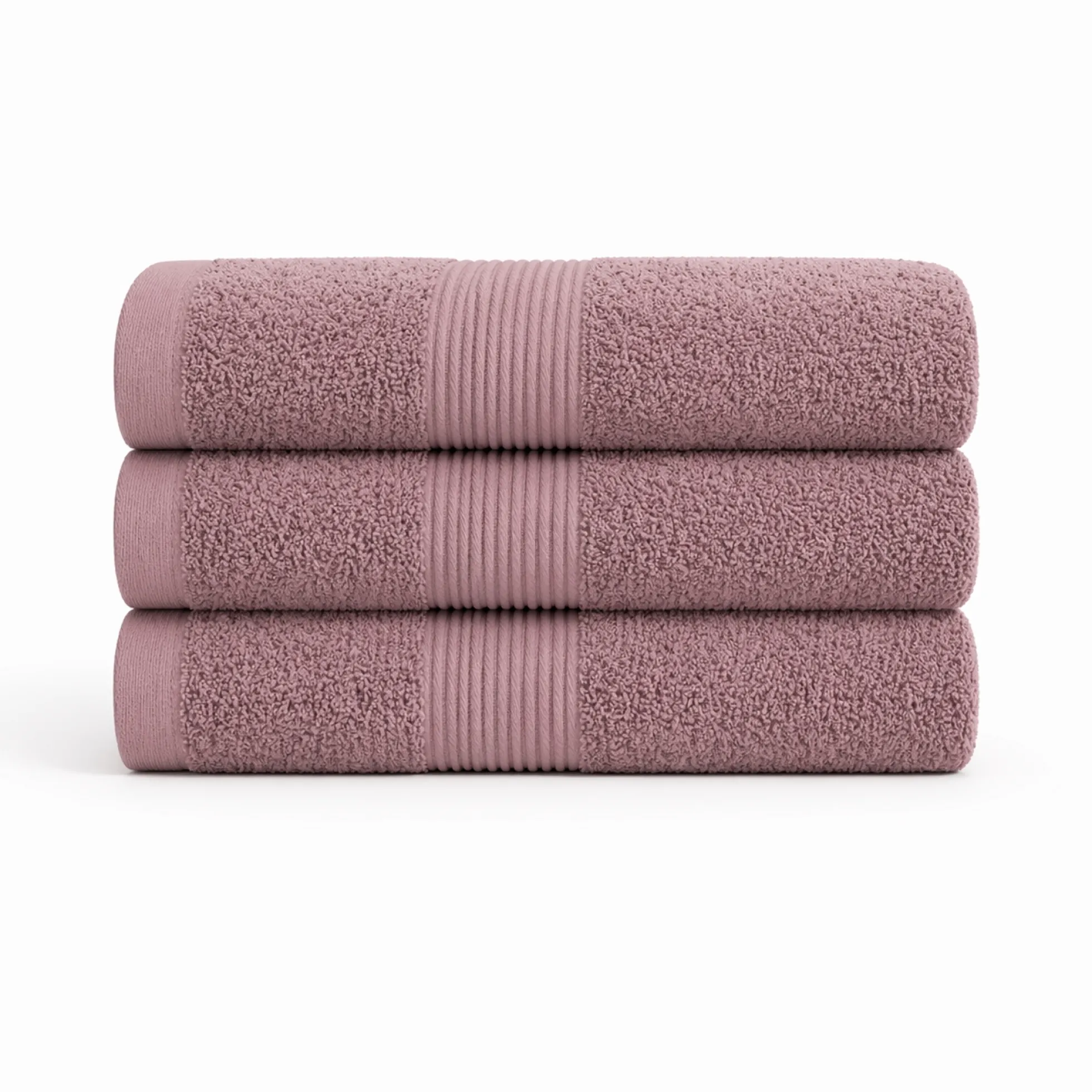 Bomulds håndklæde - 100% bomuld - 50x100 cm - Magnolia - Rosa