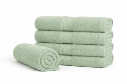 Bomulds håndklæde - 100% bomuld - 50x100 cm - Mint