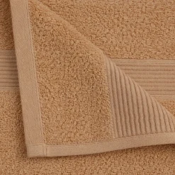Bomulds håndklæde - 100% bomuld - 50x100 cm - Sand