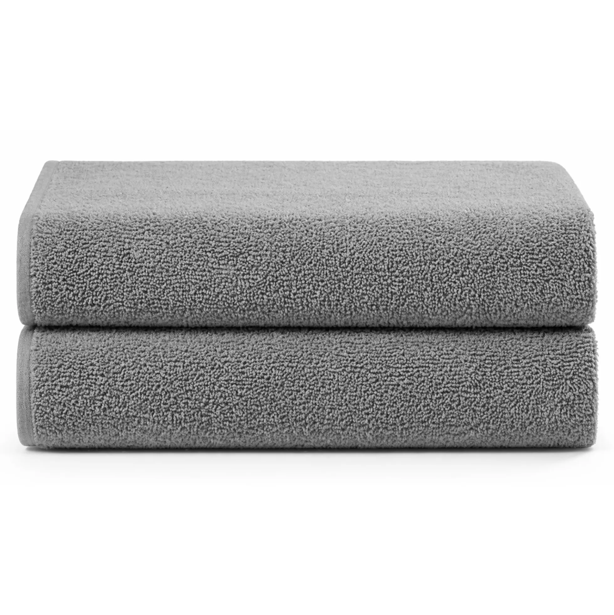 Bomulds håndklæder - 100% bomuld - 50x100 cm - 2-pak - Støvet grøn