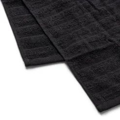 Bomulds håndklæder - 100% kæmmet bomuld - Gæstehåndklæder 30x50 cm - 2-pak - Sort