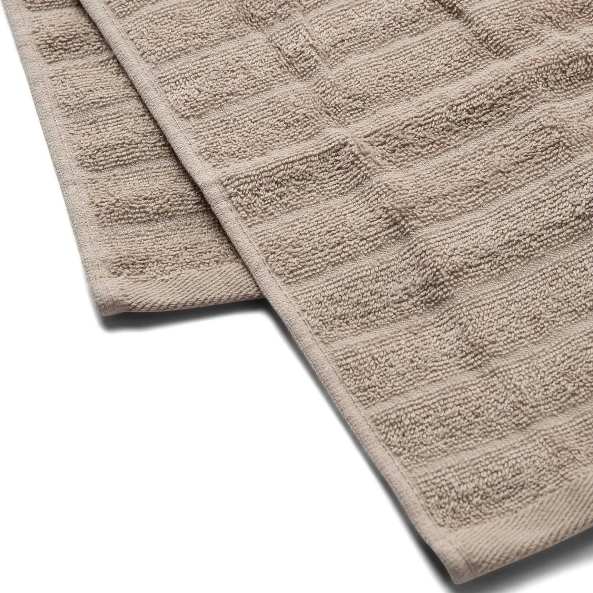 Bomulds håndklæder - 100% kæmmet bomuld - Gæstehåndklæder 30x50 cm - 2-pak - Sand