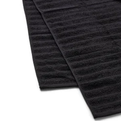 Bomulds håndklæder - 100% kæmmet bomuld - Badehåndklæder 70x140 cm - 2-pak - Sort