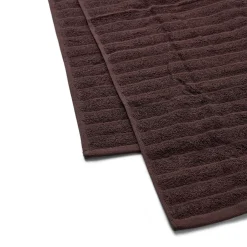 Bomulds håndklæder - 100% kæmmet bomuld - 50x100 cm - 2-pak - Brun