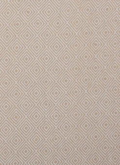 Bomuldsplaid 130x200 cm - Graffic mocca