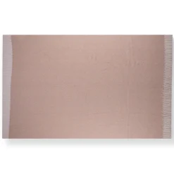 Bomuldsplaid 130x200 cm - Valencia Crusca natur