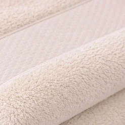 Bomulds vaskeklud - 100% bomuld - Vaskeklud 30x30 cm - Diamant - Creme