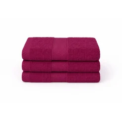 Bomulds vaskeklud - 100% bomuld - Vaskeklud 30x30 cm - Diamant - Aubergine