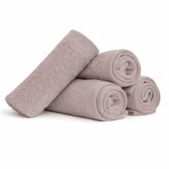 Bomulds vaskeklude - 100% bomuld - Vaskeklude 30x30 cm - 4-pak - Valmue - Rosa