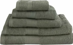 Bomulds vaskeklude - 100% bomuld - Vaskeklude 30x30 cm - 4-pak - Magnolia - Støvet grøn