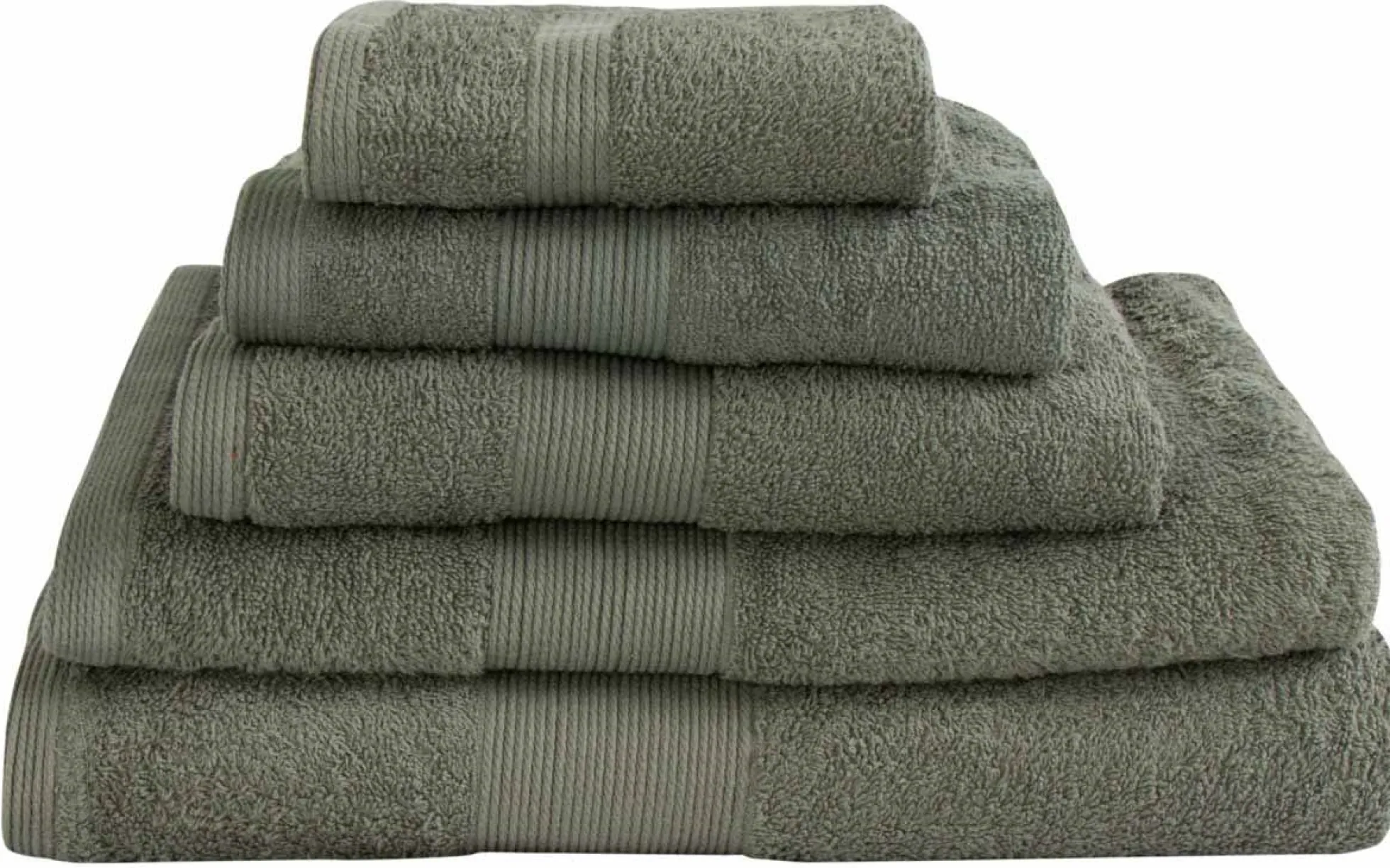 Bomulds vaskeklude - 100% bomuld - Vaskeklude 30x30 cm - 4-pak - Magnolia - Støvet grøn