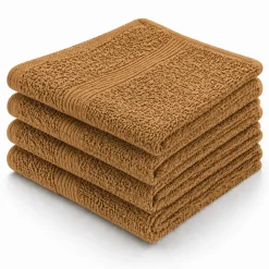 Bomulds vaskeklude - 100% bomuld - Vaskeklude 30x30 cm - 4-pak - Magnolia - Karry