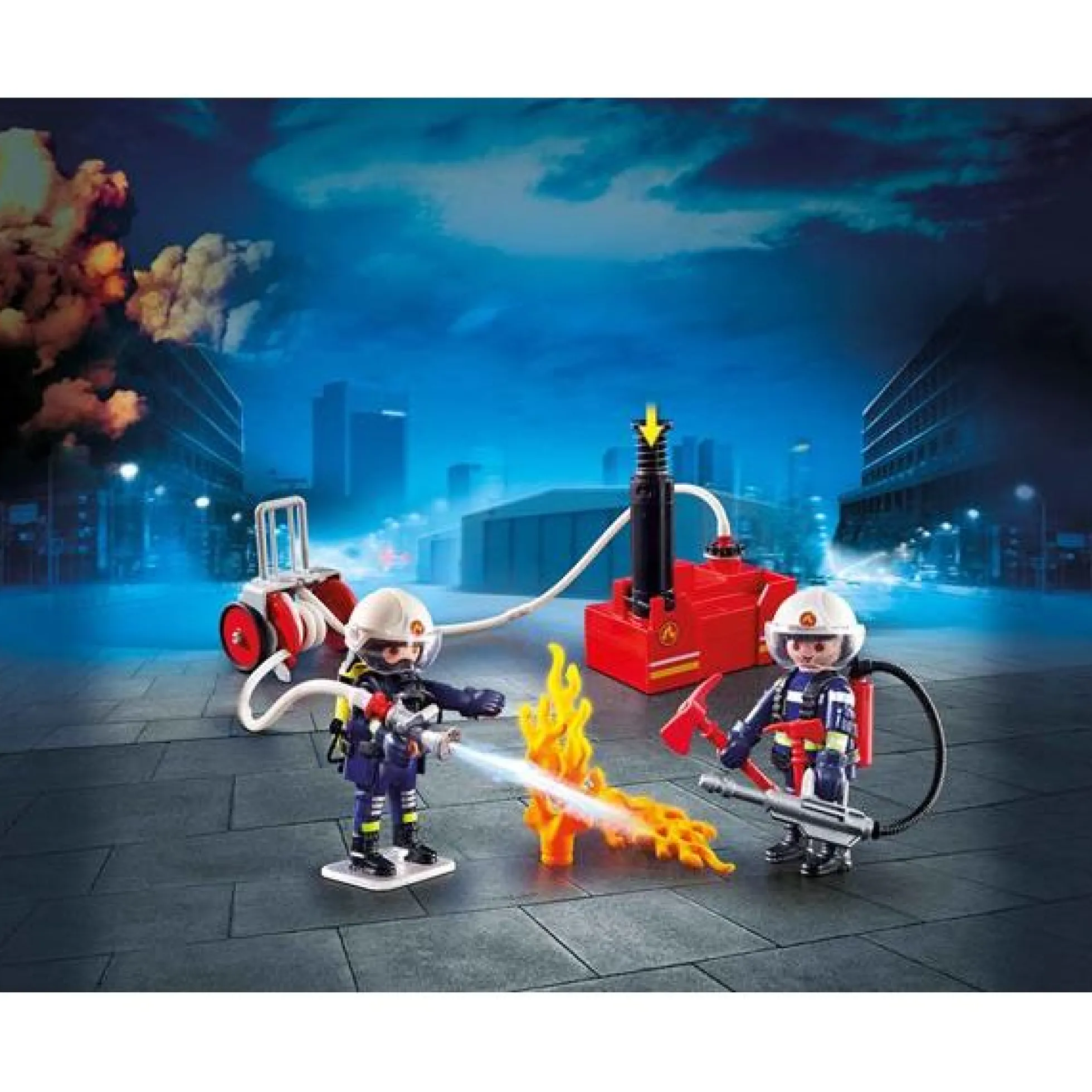 Brandmænd med vandpumpe - 9468 - PLAYMOBIL City Action