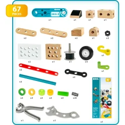 BRIO Builder pull back-motorsæt - 34595