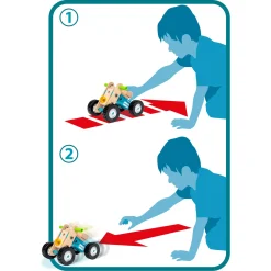 BRIO Builder pull back-motorsæt - 34595