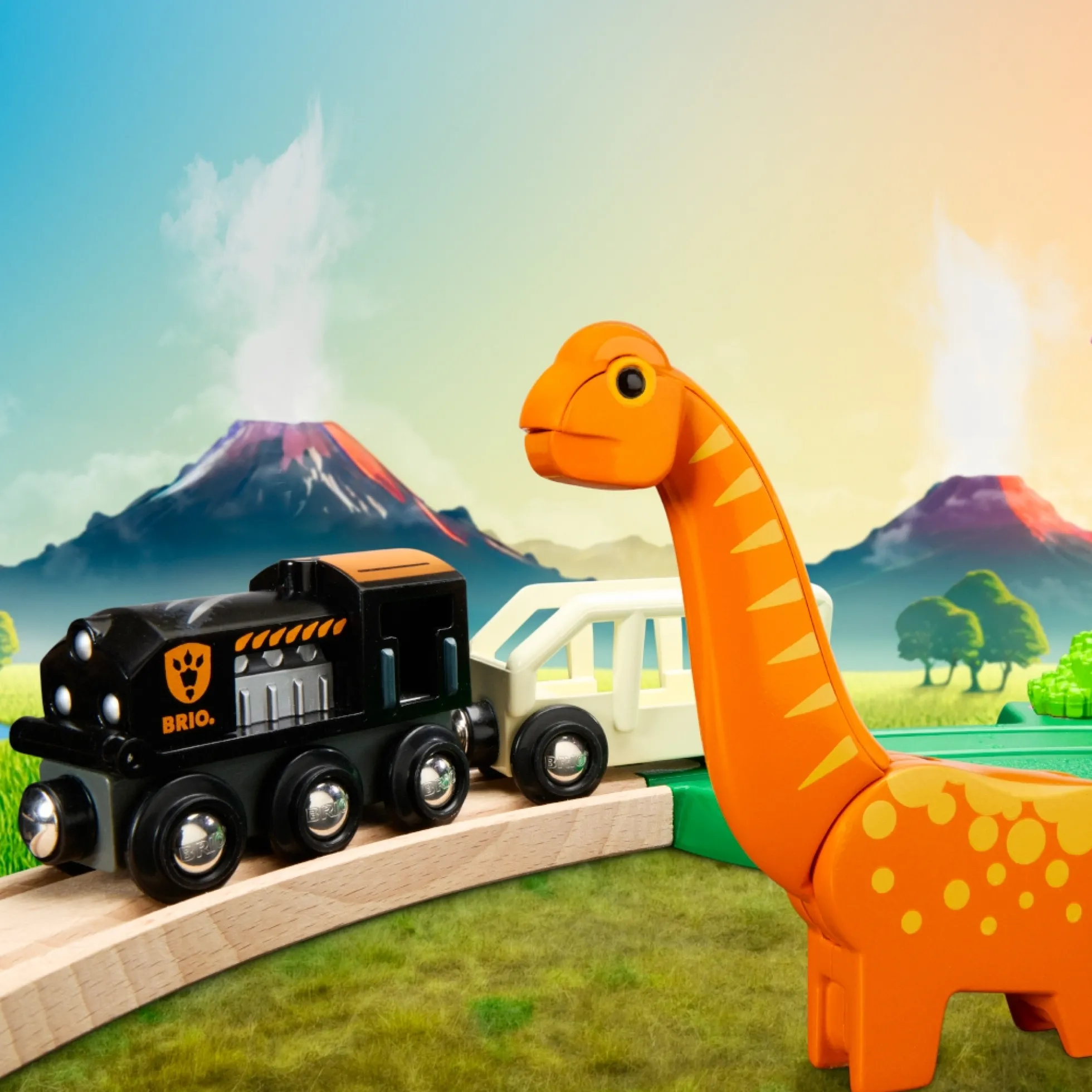 BRIO Cirkelsæt med dinosaur - BRIO-togbane - 36098
