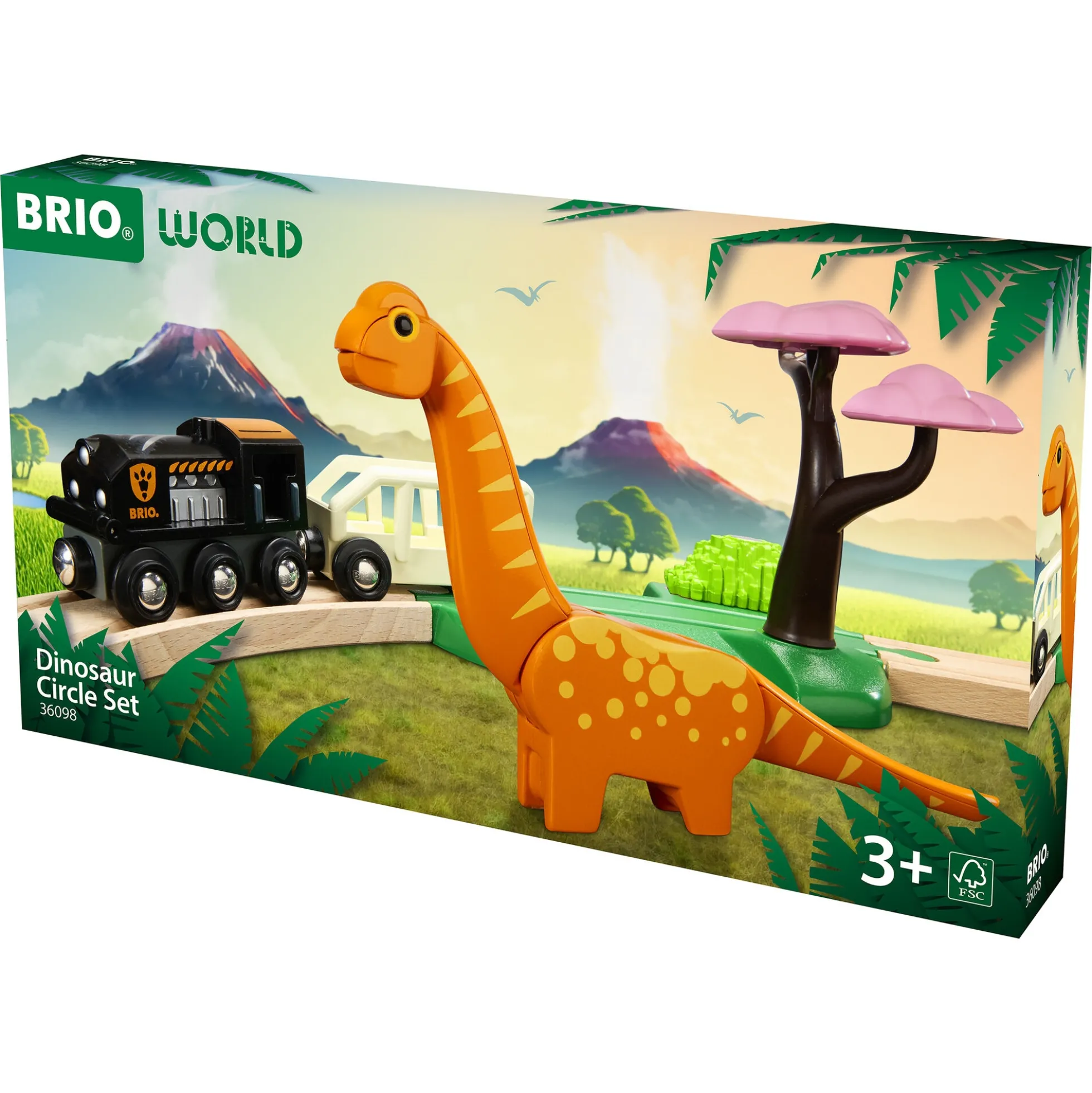 BRIO Cirkelsæt med dinosaur - BRIO-togbane - 36098