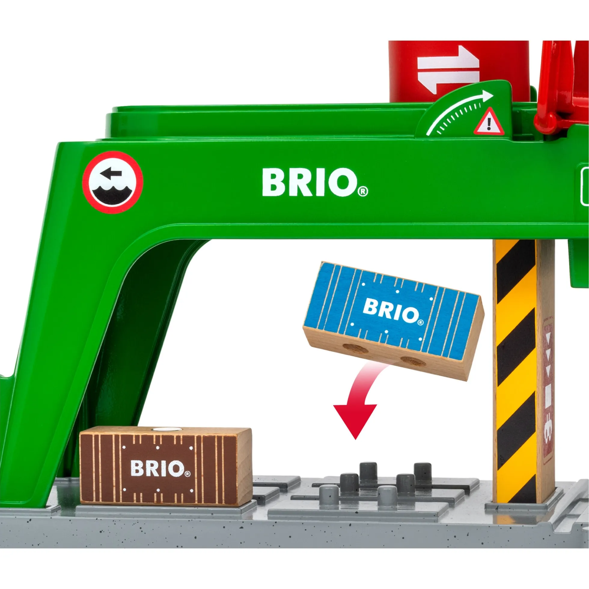 BRIO Containerkran - BRIO-tog sæt- 33996