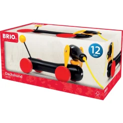 BRIO Dachsie hund - Pull along - BRIO-klassiker i træ - 30332