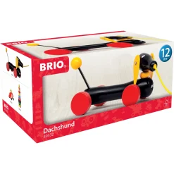 BRIO Dachsie hund - Pull along - BRIO-klassiker i træ - 30332