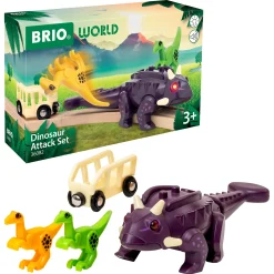 BRIO Dinosaur Attack Legesæt - BRIO-tilbehør - 36082