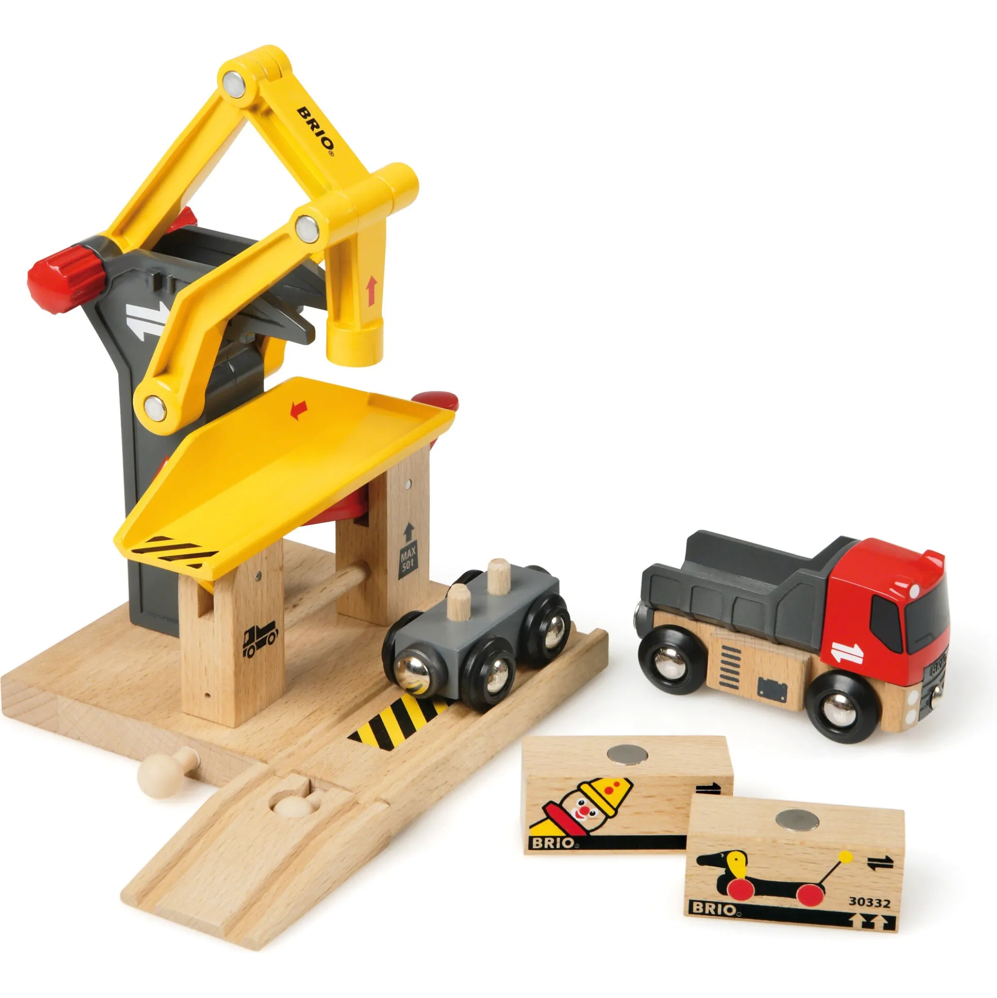BRIO Fragtgodsstation- BRIO-togbane sæt- 33280