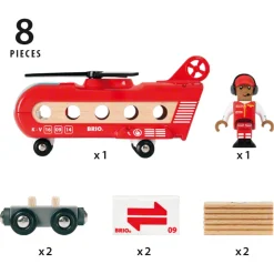 BRIO Fragthelikopter - BRIO-tog sæt- 33886