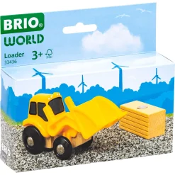 BRIO Frontlæsser med halmballe - BRIO-tog sæt- 33436