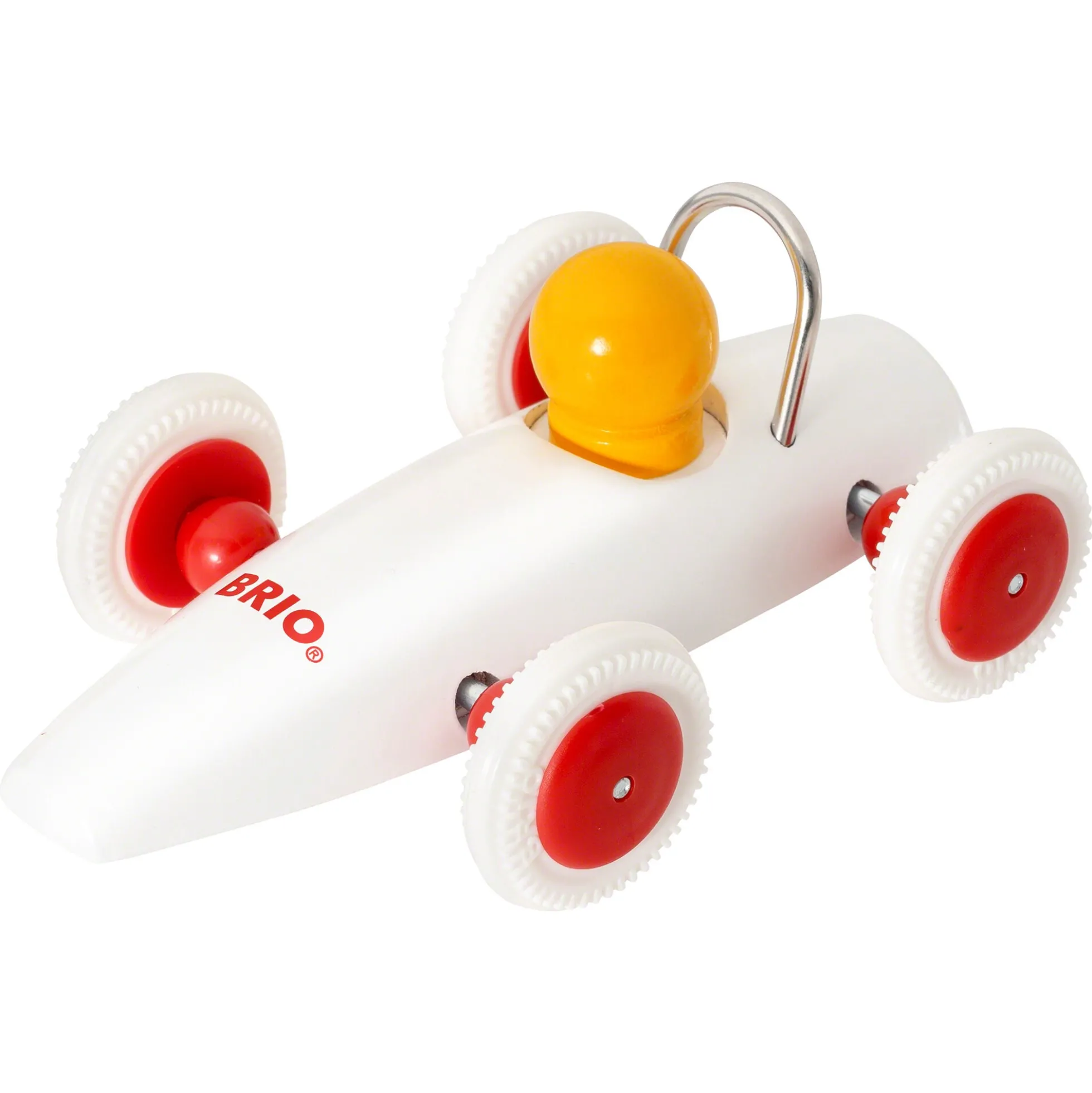 BRIO hvid racerbil - BRIO-klassiker i træ - 30077
