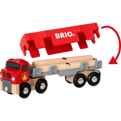 BRIO Lastbil med tømmer - BRIO-tog sæt- 33657