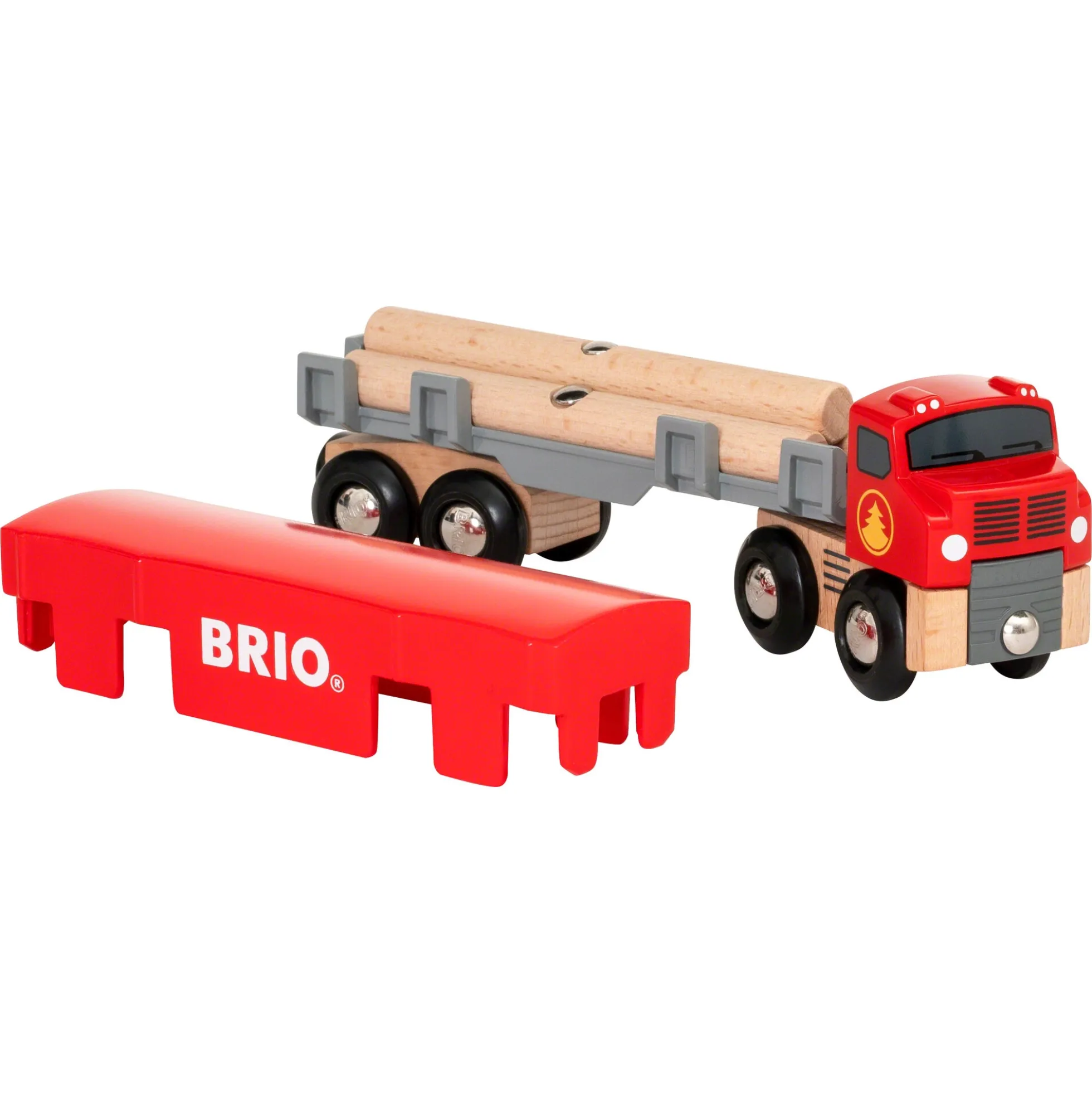 BRIO Lastbil med tømmer - BRIO-tog sæt- 33657